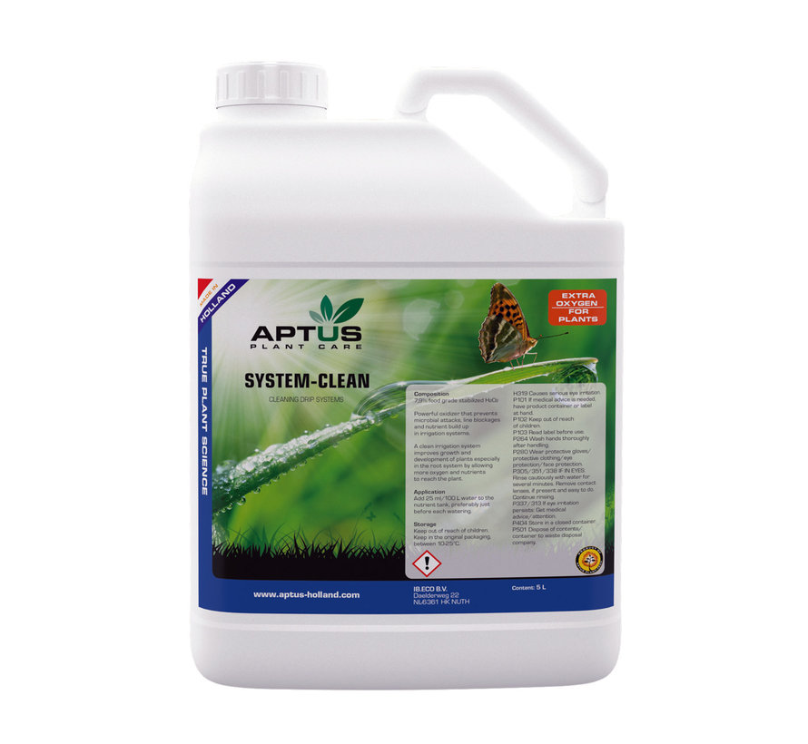 Aptus System Clean Druppelsyteem Reiniger 5 Liter