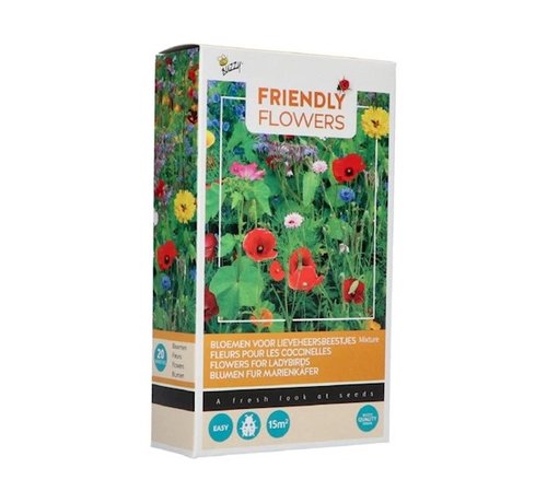 Buzzy Friendly Flowers Bloemenmix voor Lieveheersbeestjes 15m²