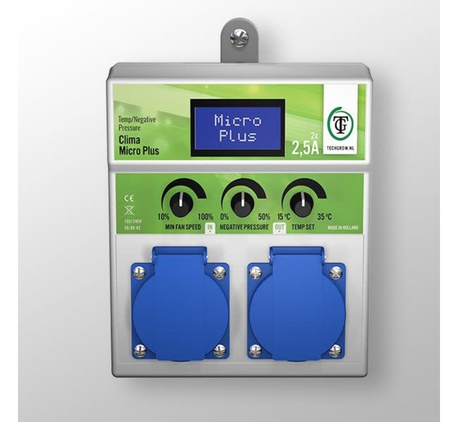 Techgrow Clima Control - Micro Plus 5A Unterdruckregler