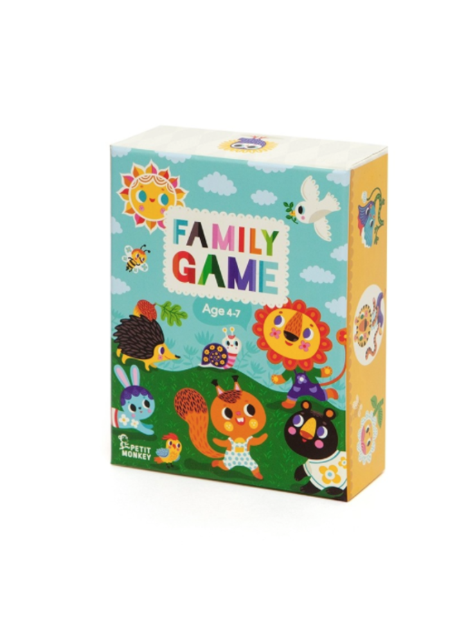 verlies uzelf tand Numeriek Petit Monkey Family Game - Micky Blue