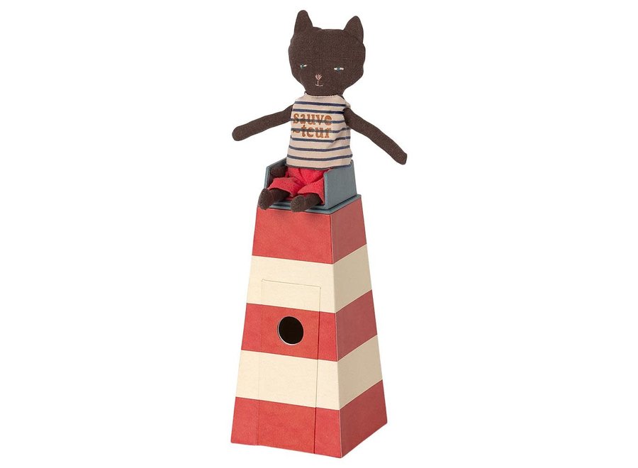 Maileg Sauveteur Tower with cat