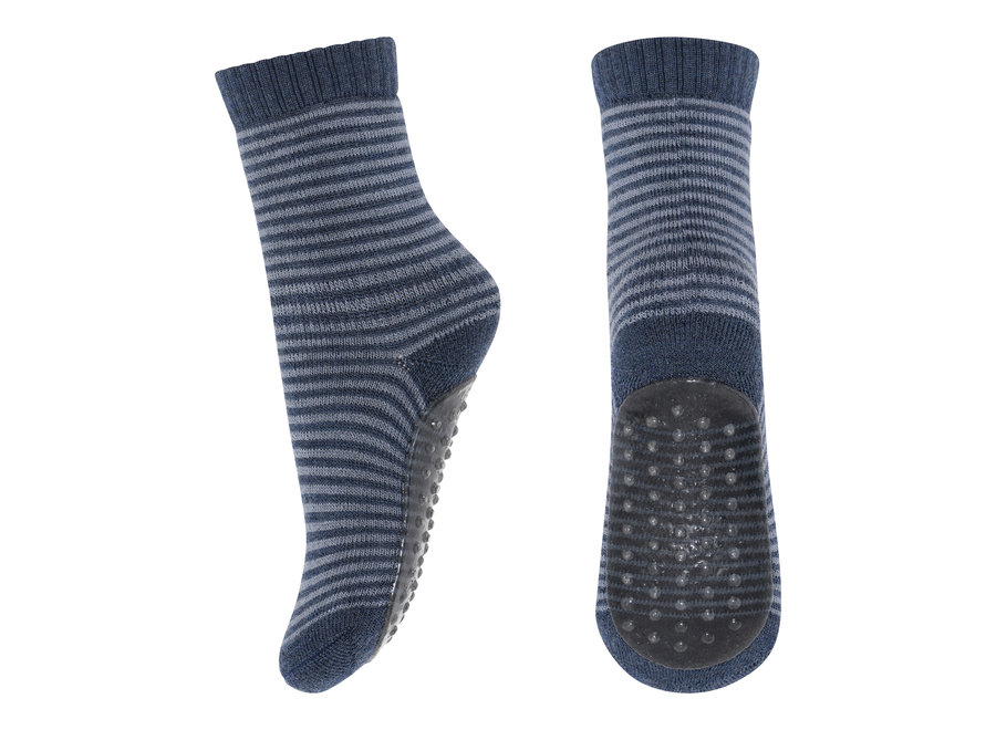 MP Denmark Vide Socks Anti-Slip Dark Denim Melange Color 498