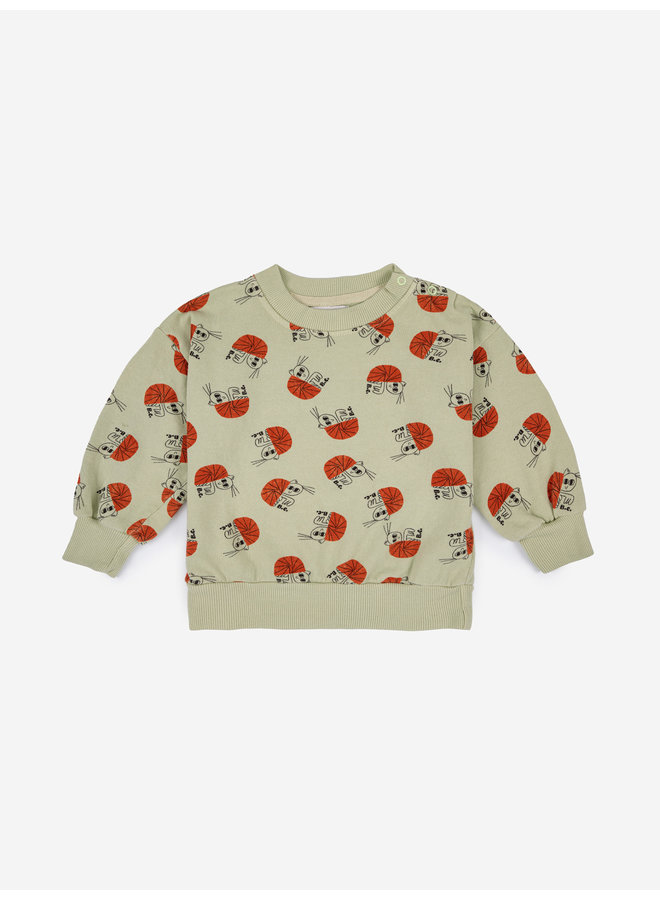 Bobo Choses Hermit Crab All Over Sweatshirt