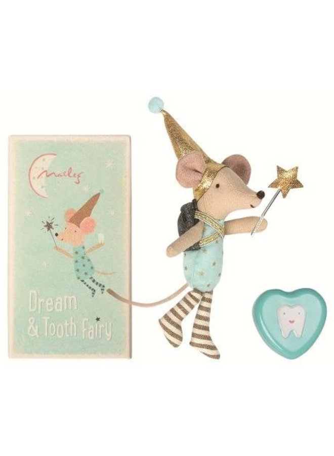 Maileg Tooth fairy Big Brother Mouse & Metal Box