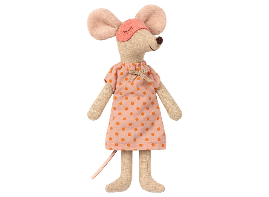 Maileg Nightgown for Mum Mouse Pink Dot