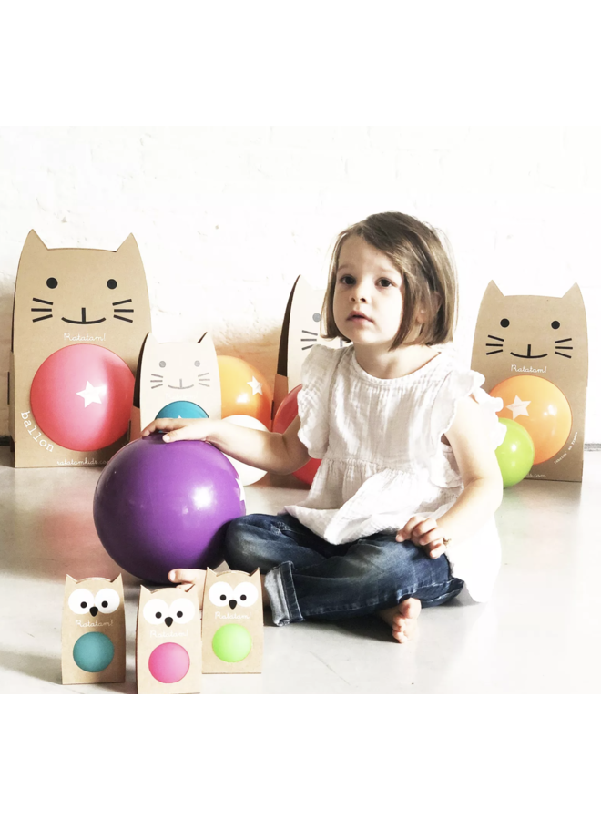 Ratatam Bouncy Ball Cat Pink (33mm ø)