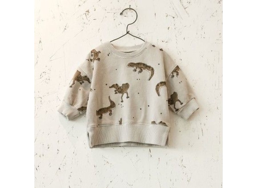 Play Up Printed Fleece Sweater Luana