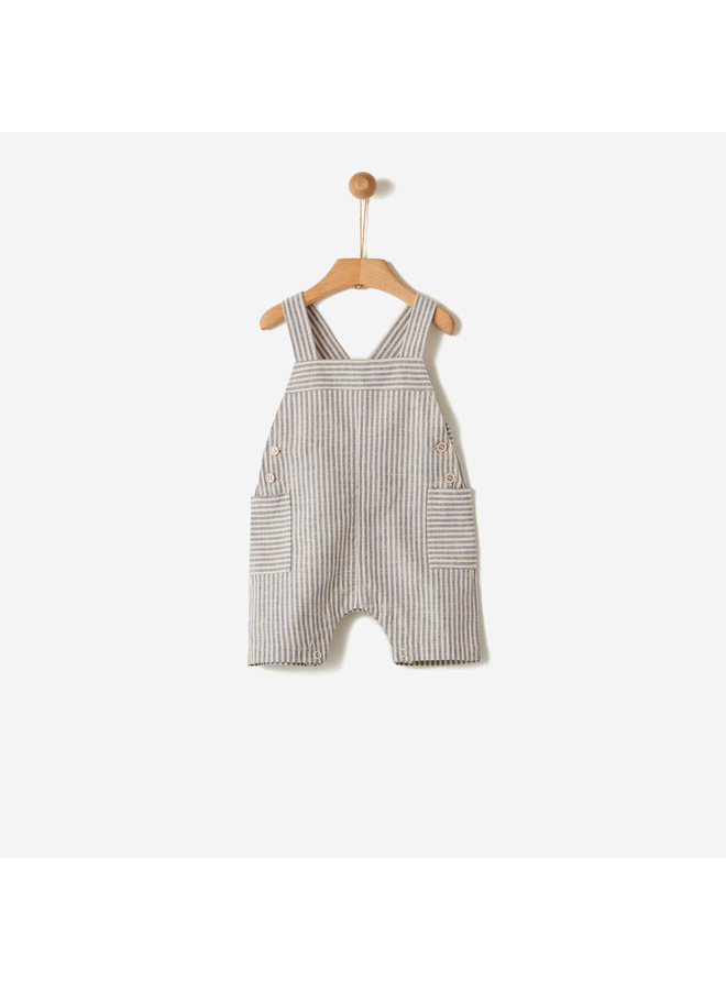 YELL-OH Dungarees Striped Linen