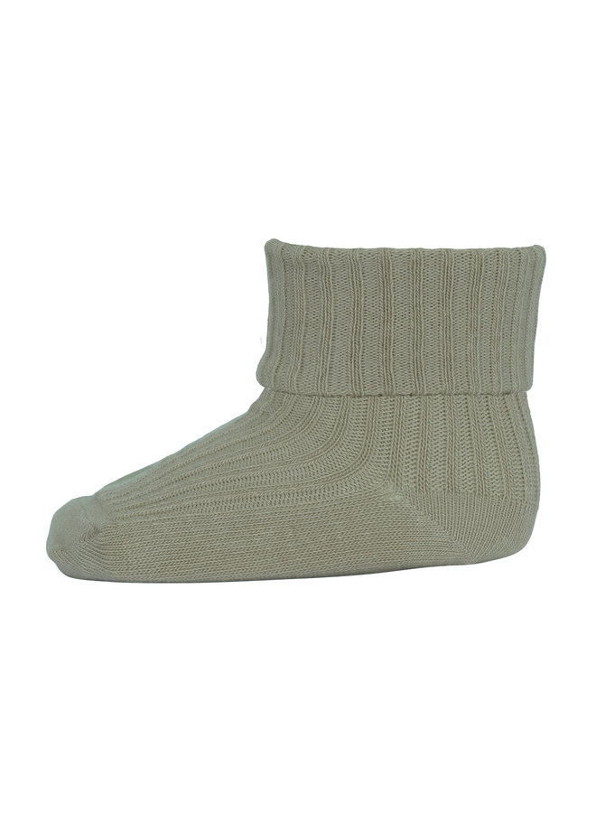 MP Denmark Cotton Rib Baby Socks Desert Sage 533-3049