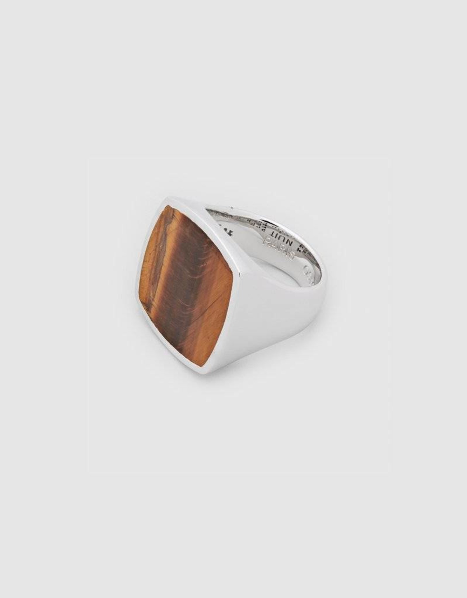 Tom Wood Tom Wood Ring Flush Tiger Eye Men (RFTEM)