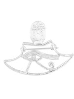 Cleopatra's Bling OK Cleopatra's bling Wedjat Brooch Silver