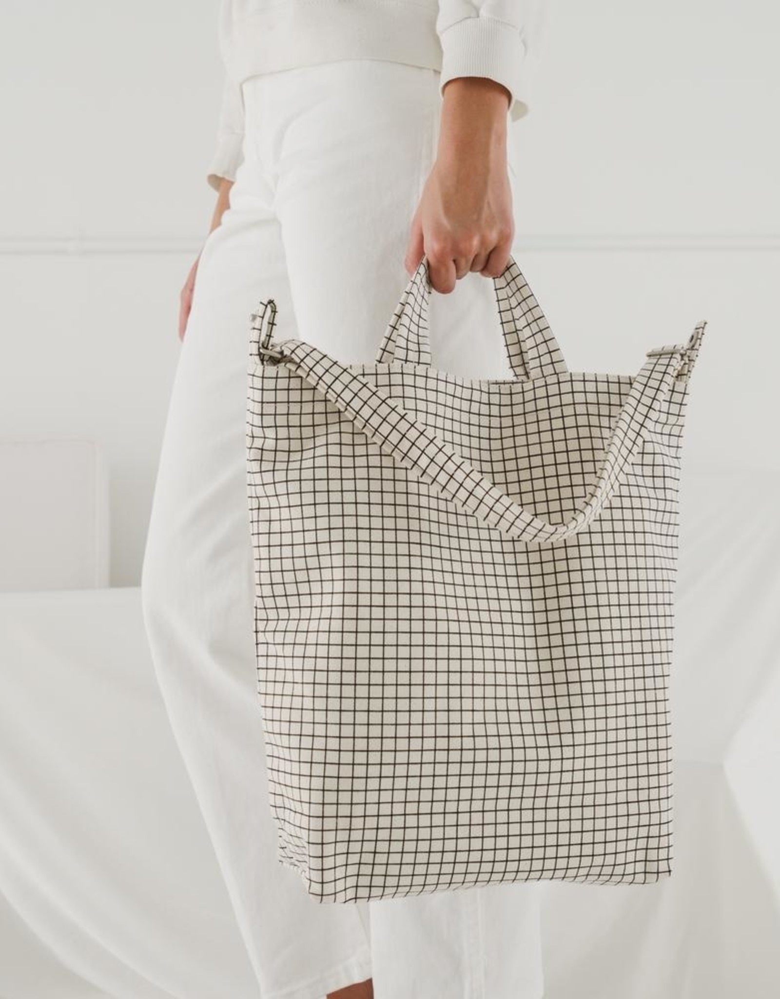 Baggu Duck Bag Natural Grid