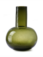 HK Living Green glass vase L