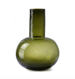 HK Living Green glass vase L HK Living Green glass vase L