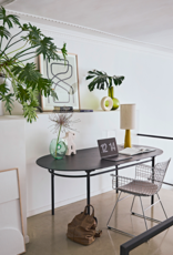 HK Living Green glass vase L