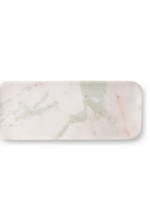 HK Living White green pink marble tray