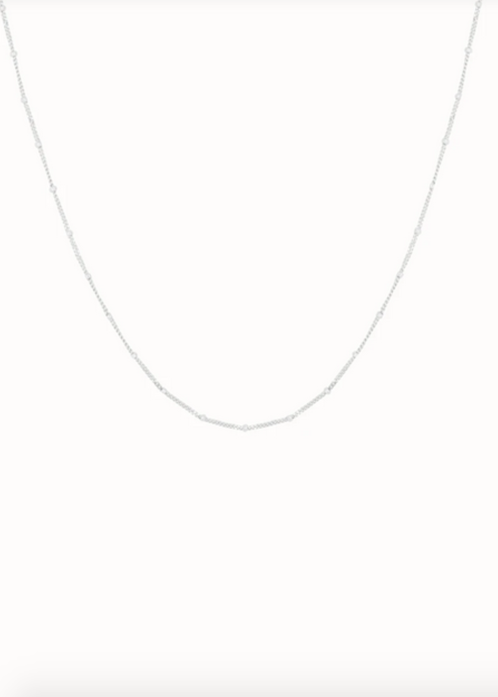 Flawed Dotted necklace silver