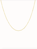 Flawed Dotted necklace gold