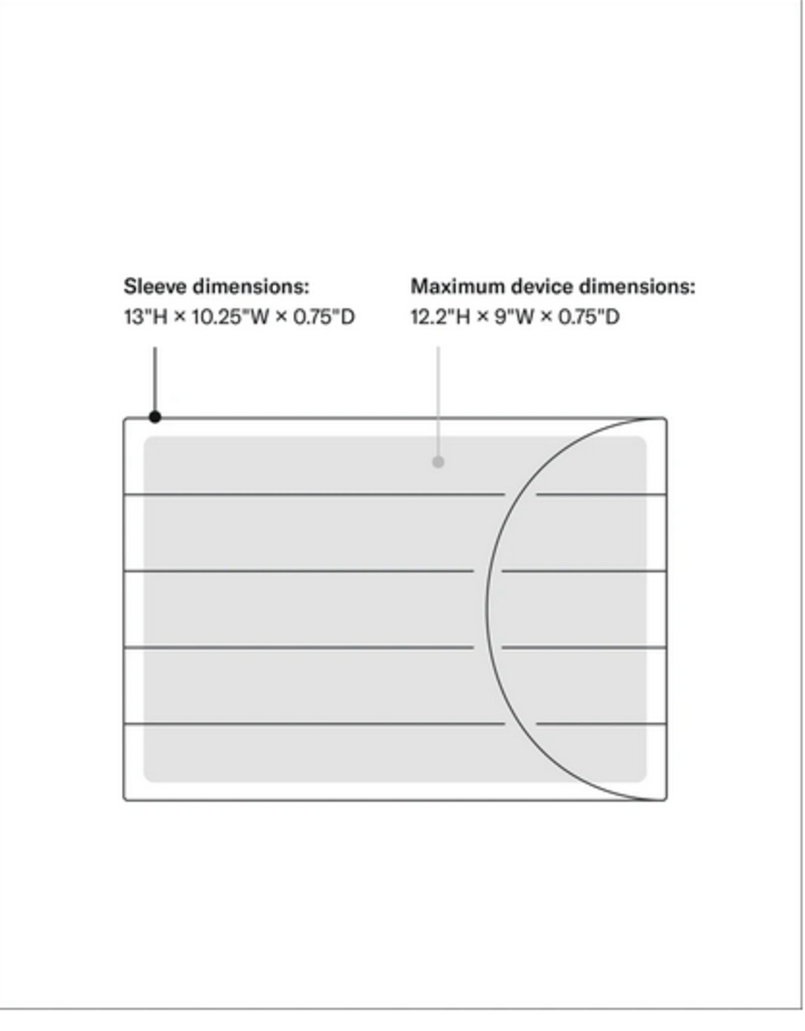 Baggu Puffy laptop sleeve smiley 13 inch