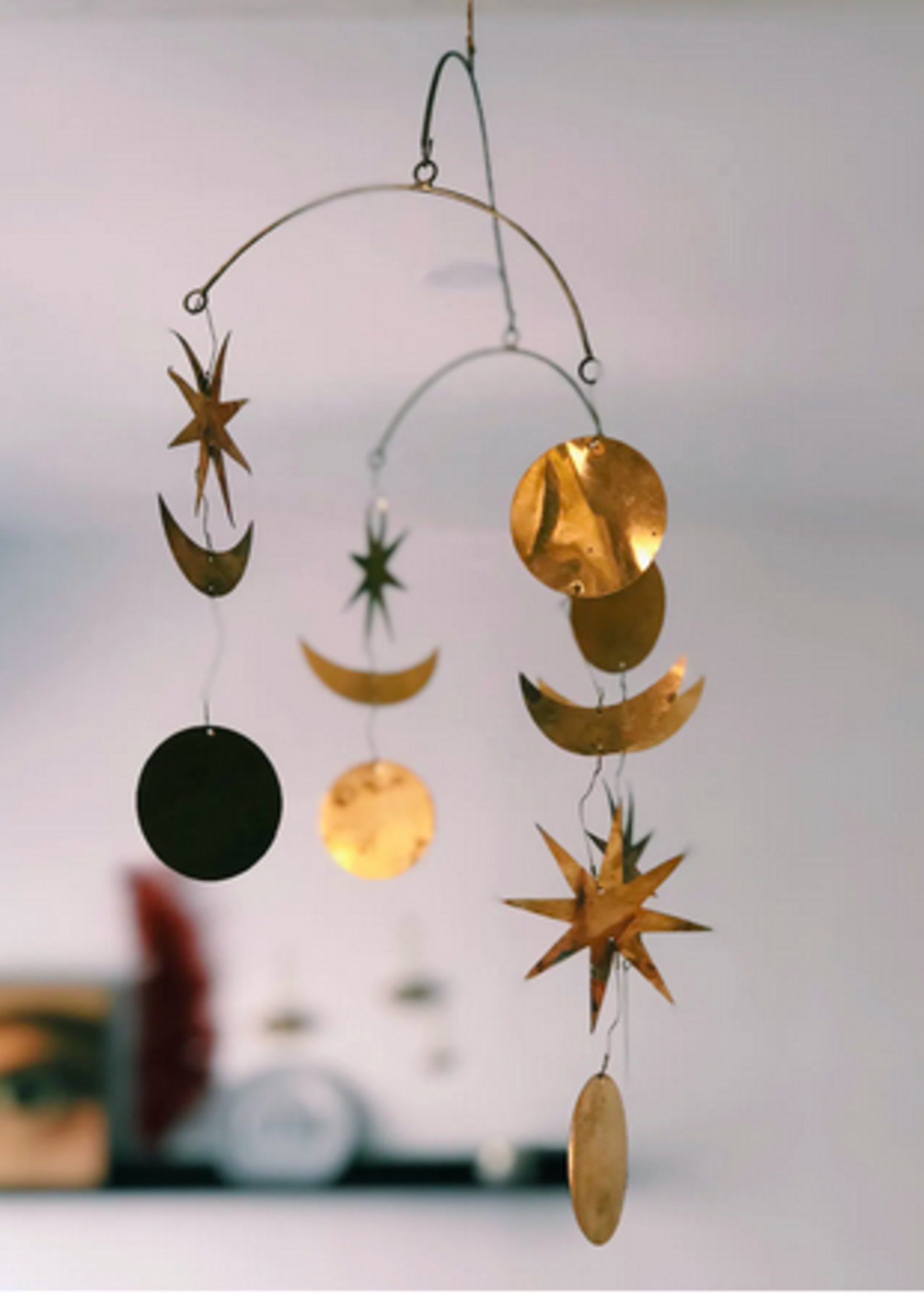 Anna + Nina Silent night brass mobile