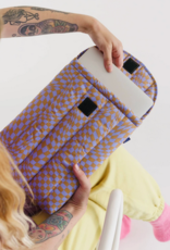 Baggu Puffy laptop sleeve Lavender trippy checker 13 inch Baggu Puffy laptop sleeve Lavender trippy checker 13 inch