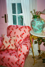 Bernadette Bernadette Floral cushion small 50x50cm - red blossom Bernadette Bernadette Floral cushion small 50x50cm - red blossom