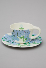 Bernadette Bernadette Cup and saucer blue hortensia