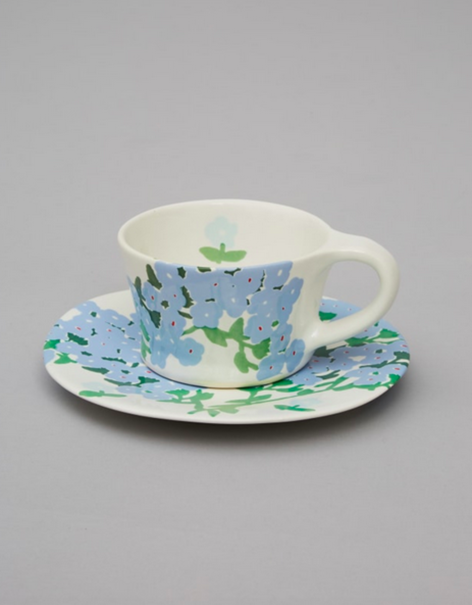 Bernadette Bernadette Cup and saucer blue hortensia