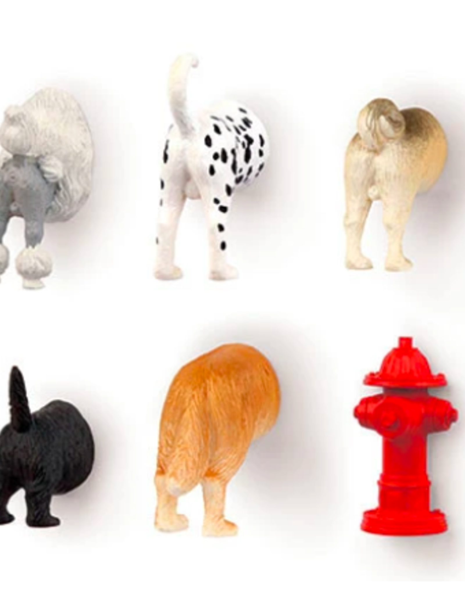 Kikkerland Dog butt magnets