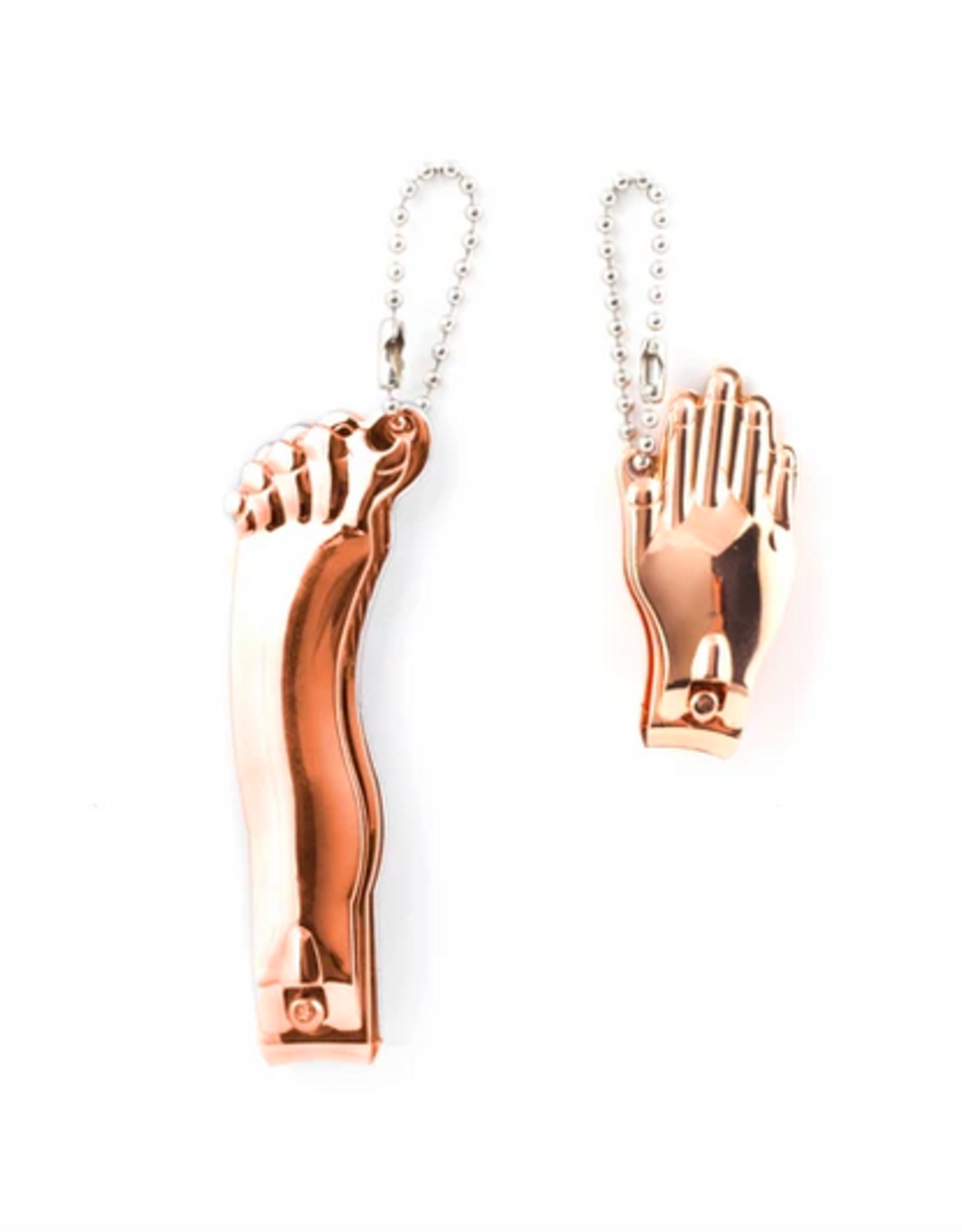 Kikkerland Copper hand & foot nail clipper set