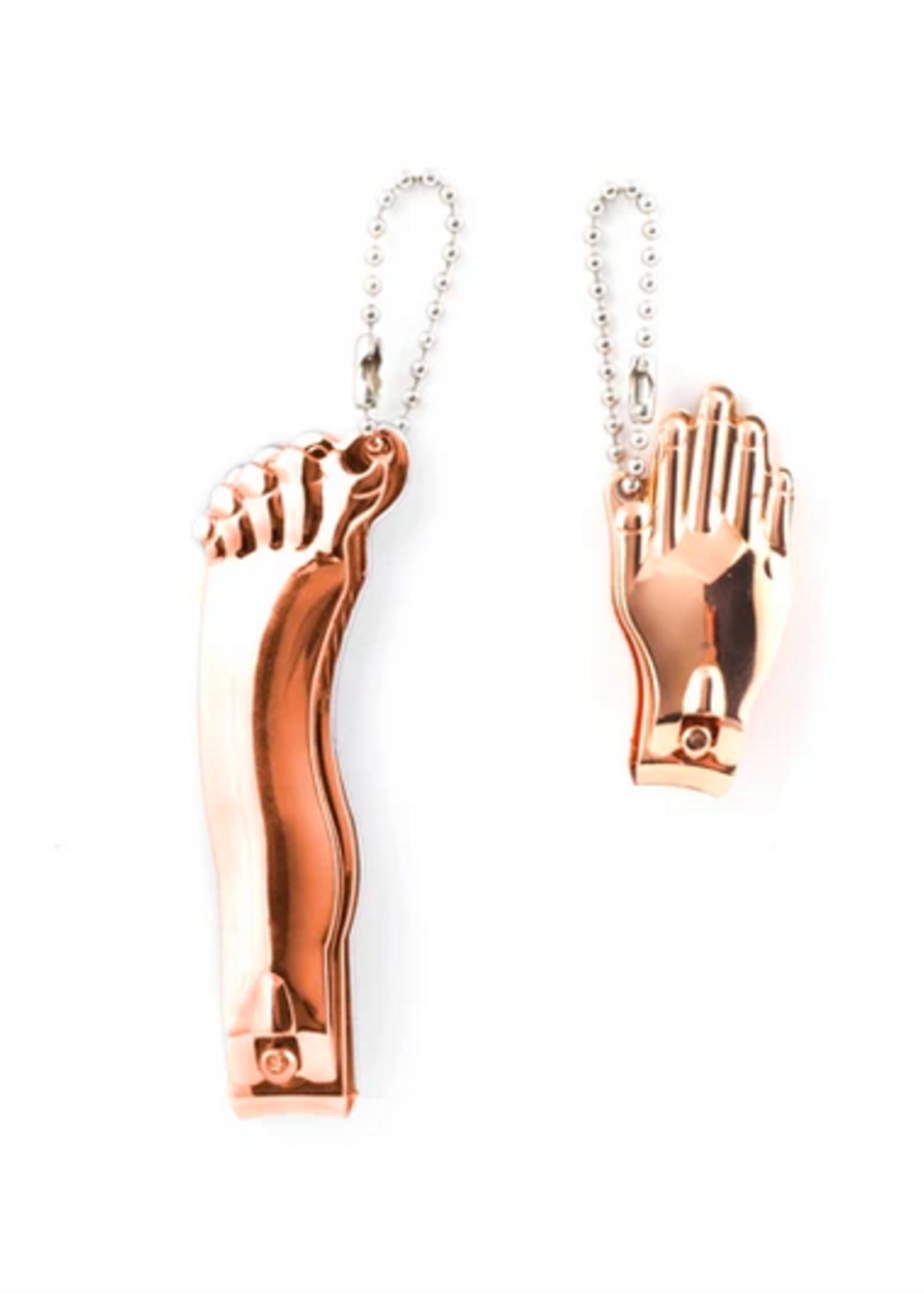 Kikkerland Copper hand & foot nail clipper set