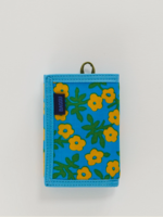 Baggu Nylon wallet blue calico floral