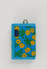 Baggu Nylon wallet blue calico floral
