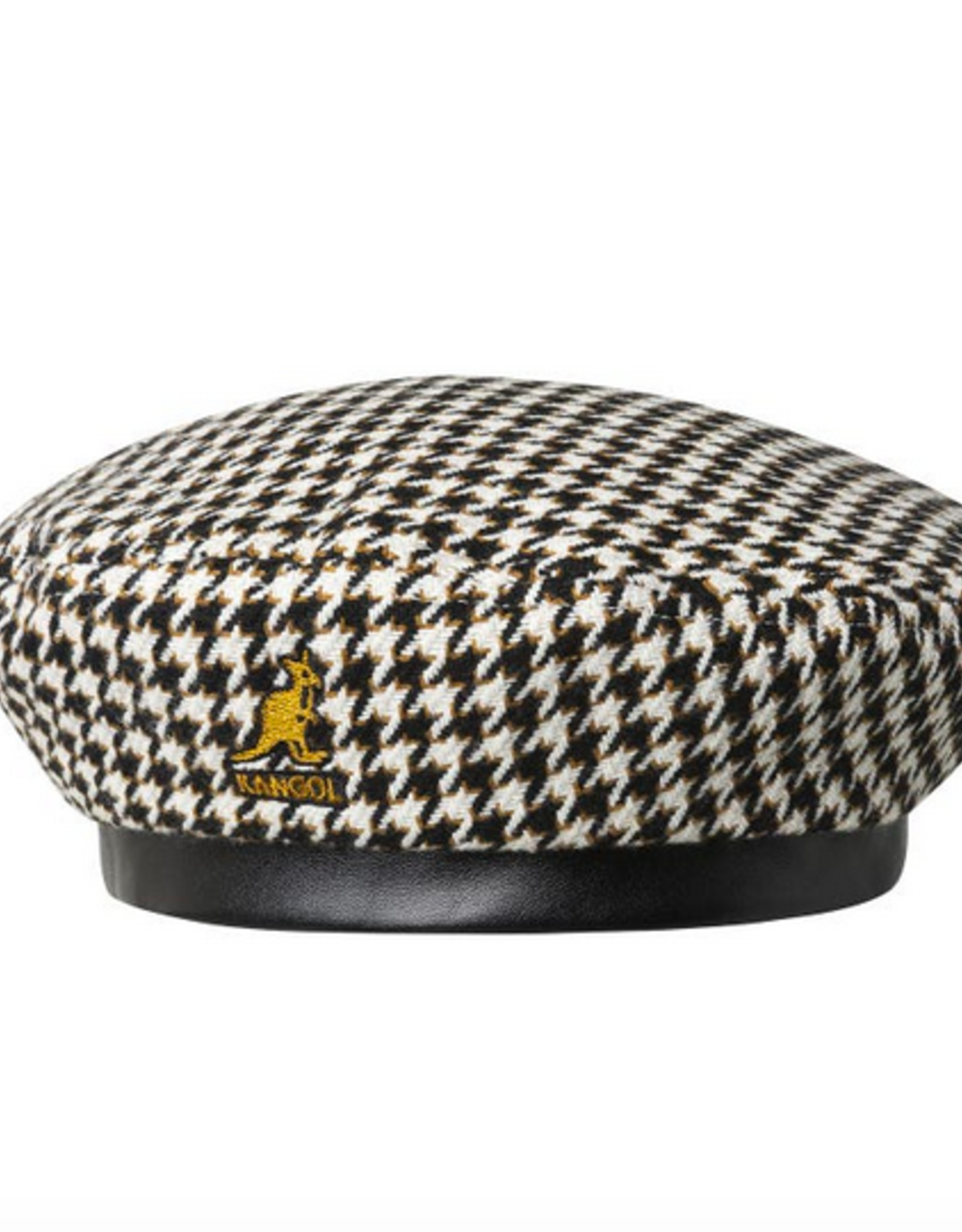 kangol Tooth grid beret hat black/white S/M