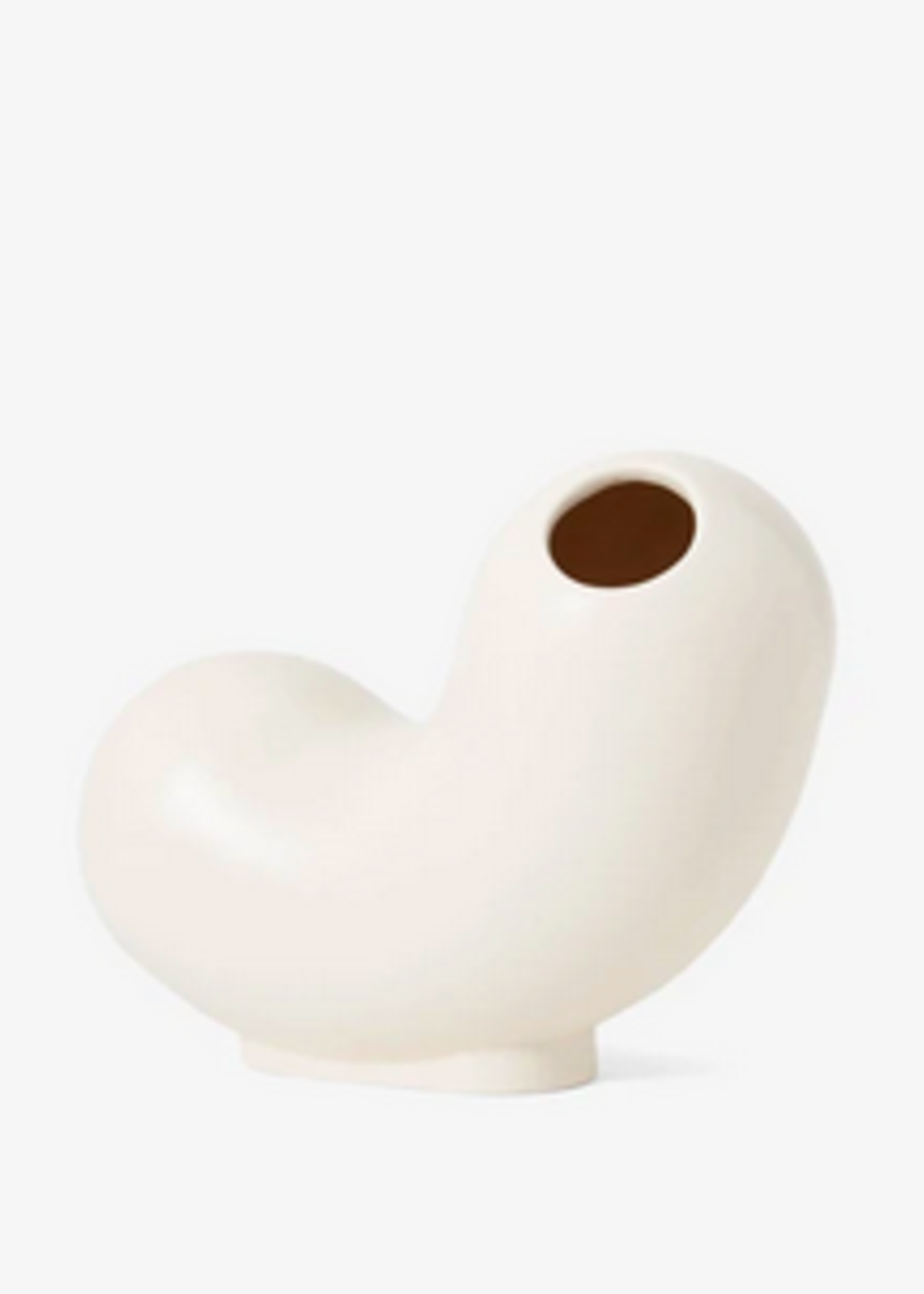 Areaware Kirby vase Curly white