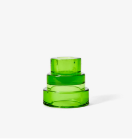 Areaware Terrace candle holder green