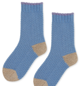 hansel from basel Honeycomb cb wool crew bluebell