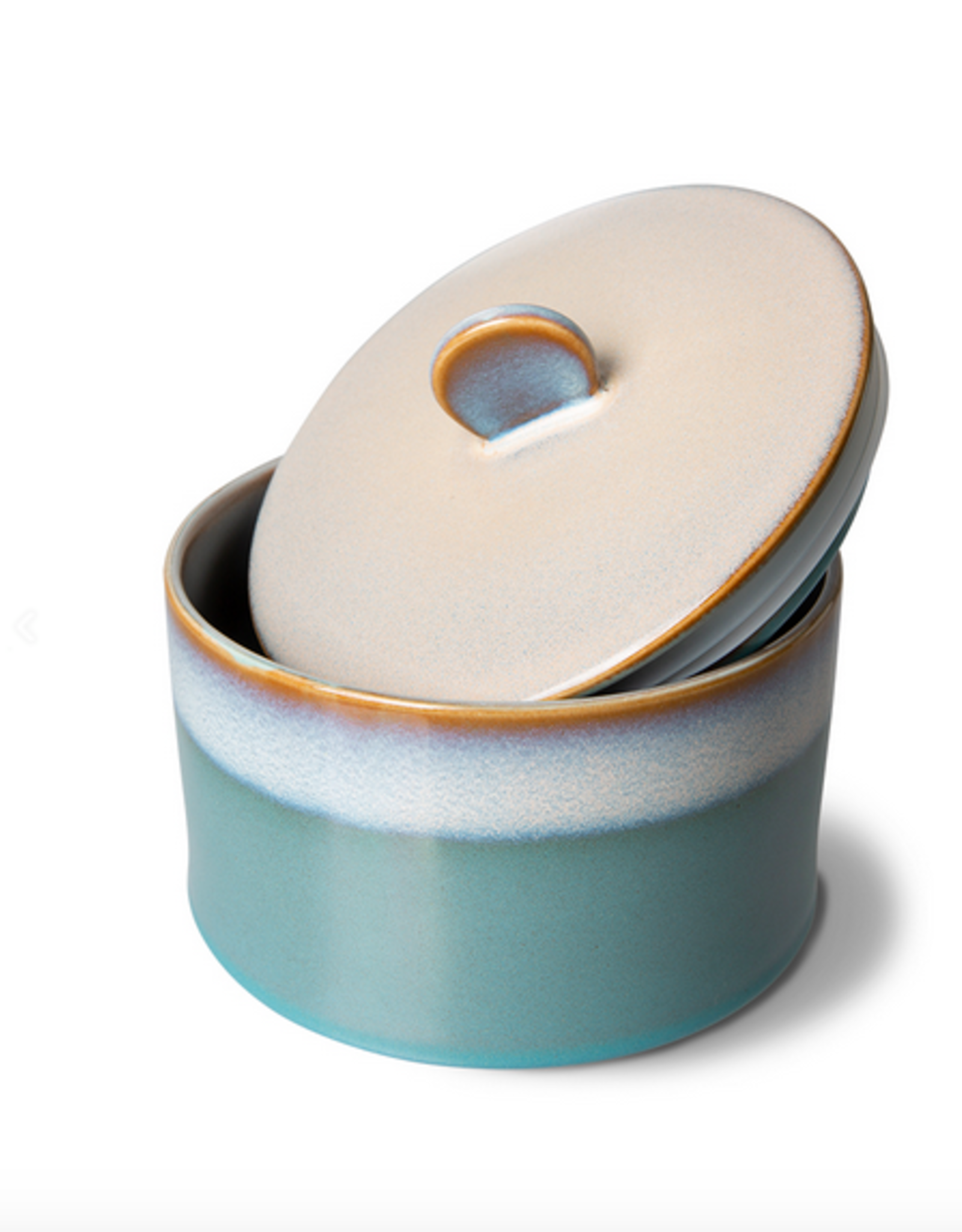 HK Living 70's ceramics cookie jar dusk