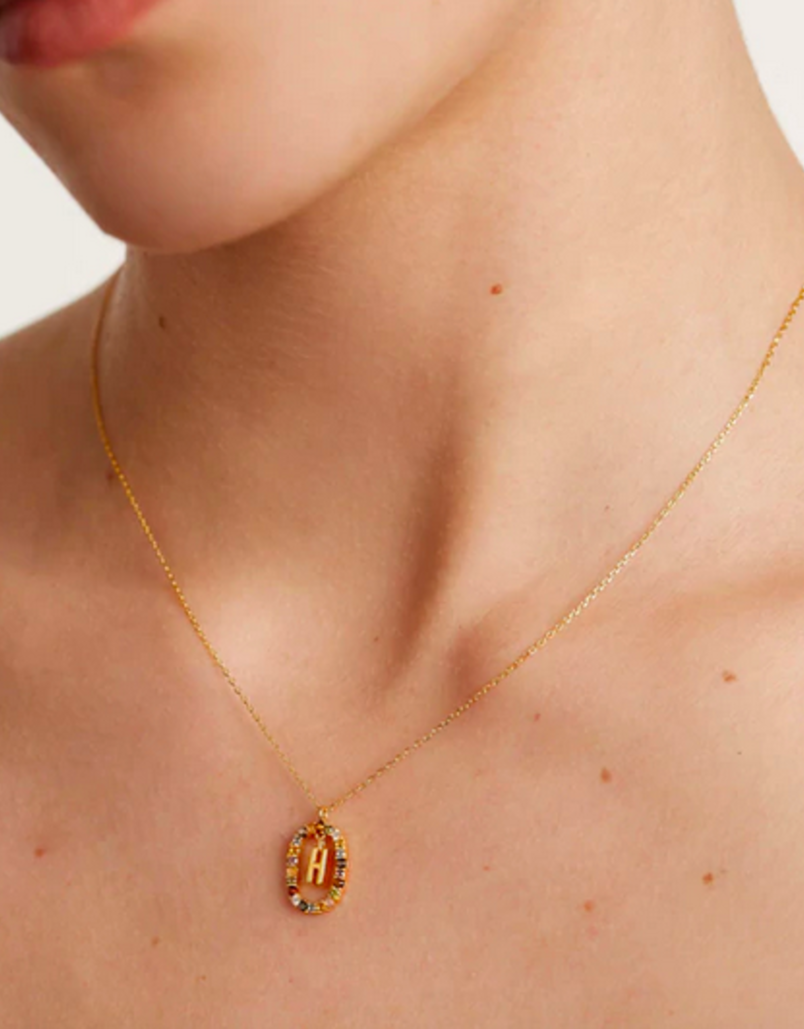 PD paola letter H necklace - Agnes 