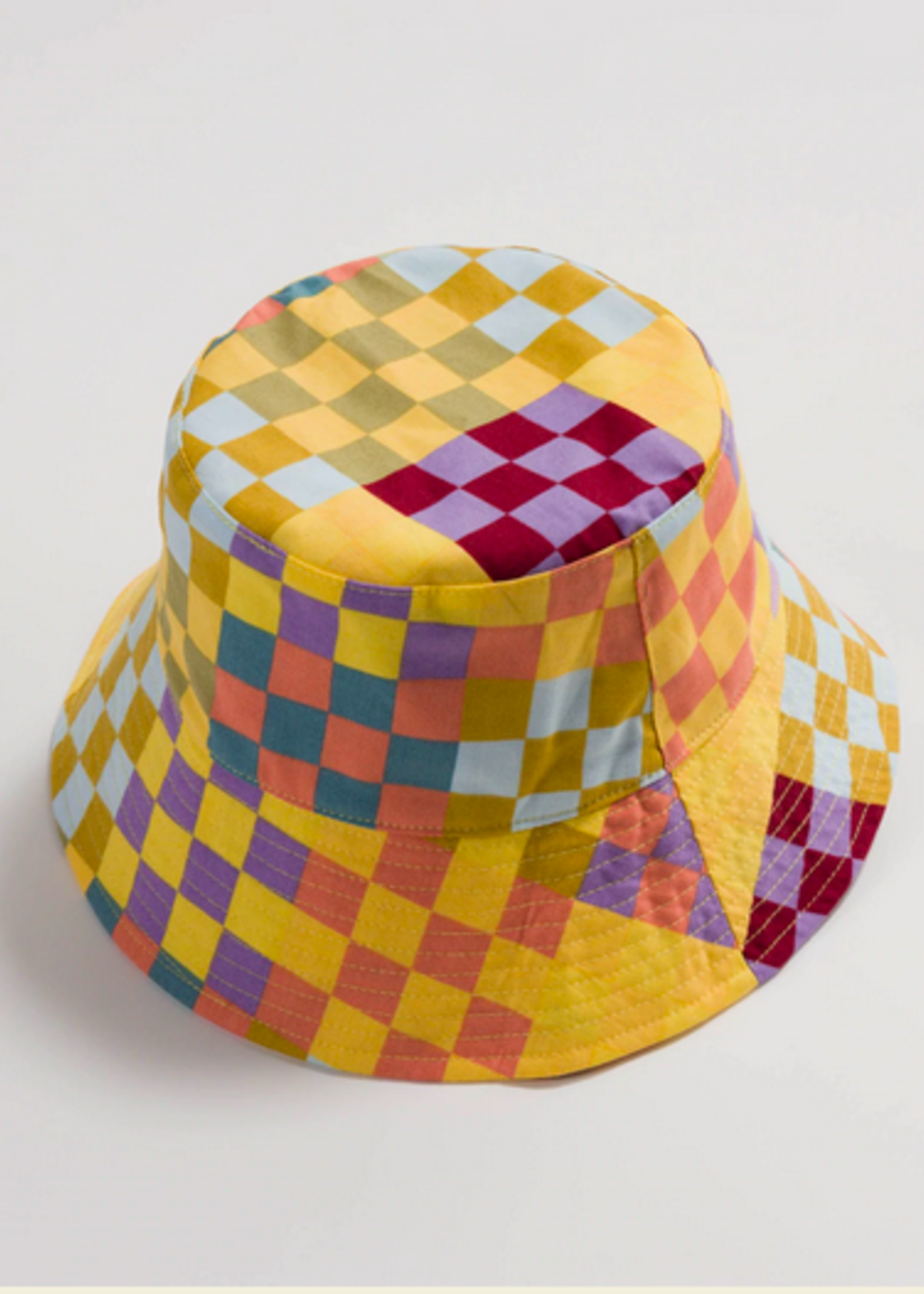 Baggu Bucket hat medium check multi