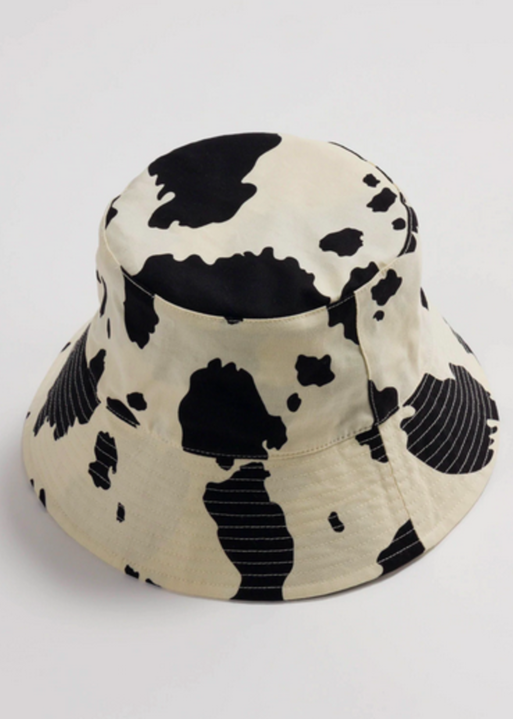 Baggu Bucket hat cow black & white