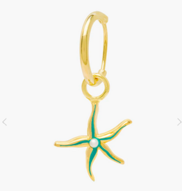 Wildthings Collectables Starfish earring gold plated