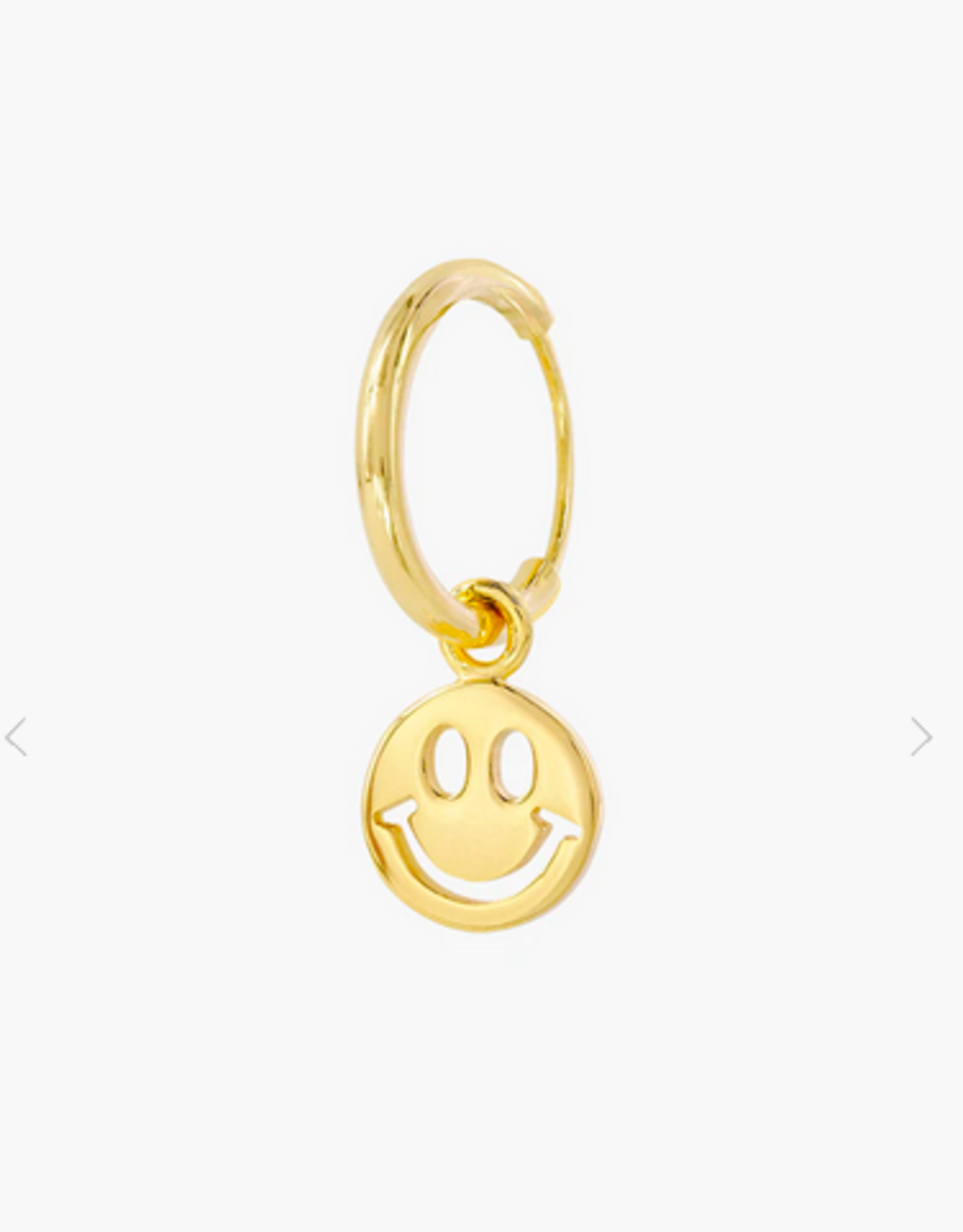 Wildthings Collectables Smiley coin earring gold