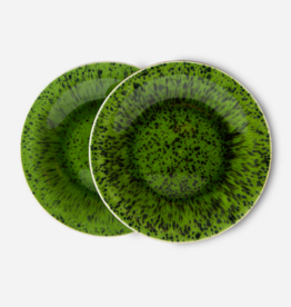 HK Living the emeralds: ceramic side plate spotted, green (set of 2) HK Living the emeralds: ceramic side plate spotted, green (set of 2)