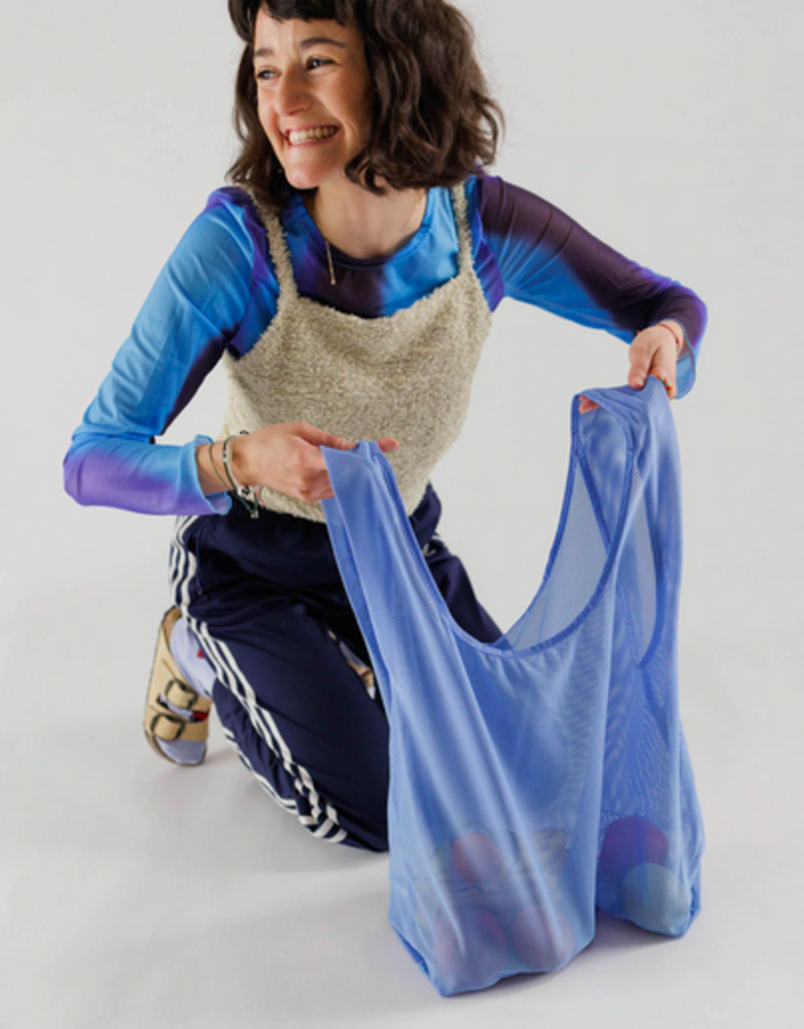 Standard Reusable Bag Mesh - Cornflower