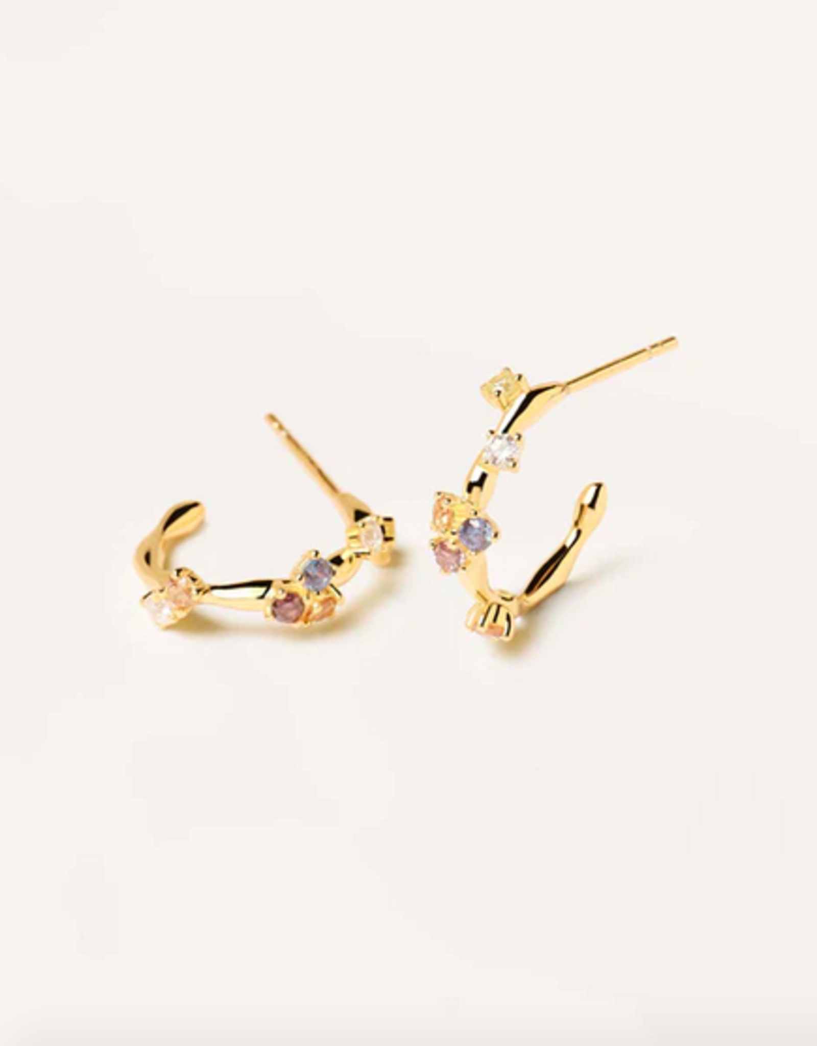 PD Paola Five gold earrings