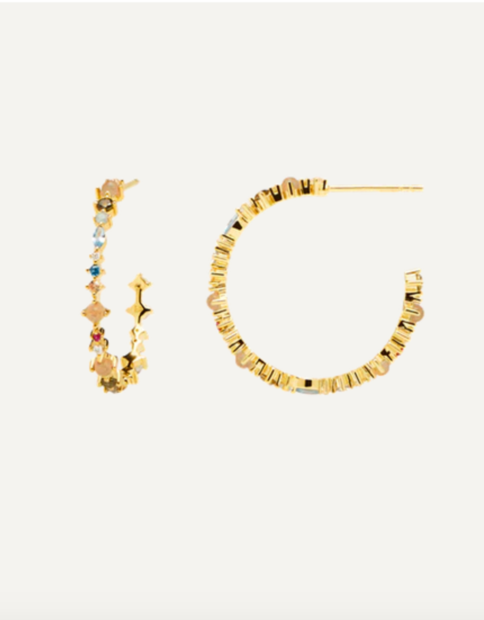PD Paola Halo gold earrings