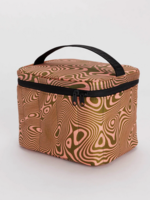 Baggu Puffy lunch bag trippy swirl salmon