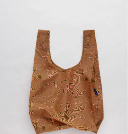 Baggu Standard reusable bag trippy swirl salmon Baggu Standard reusable bag trippy swirl salmon