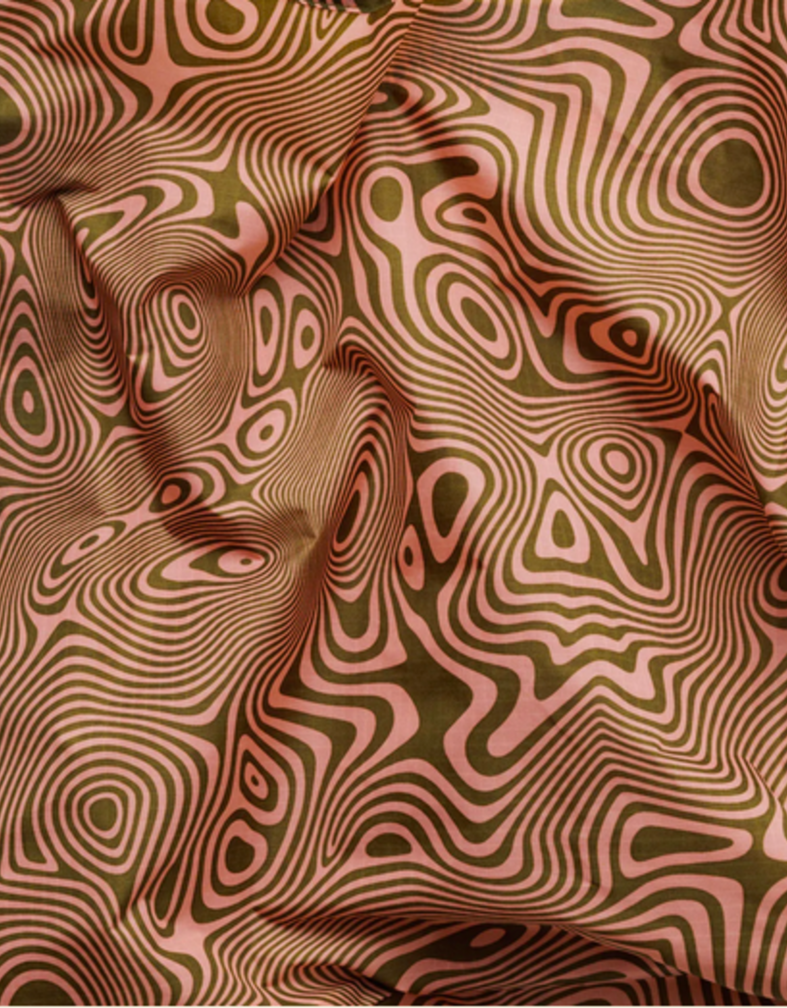 Baggu Standard reusable bag trippy swirl salmon